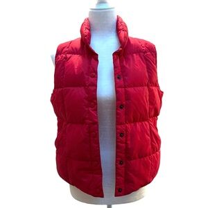 Land’s End Red Puffer Vest